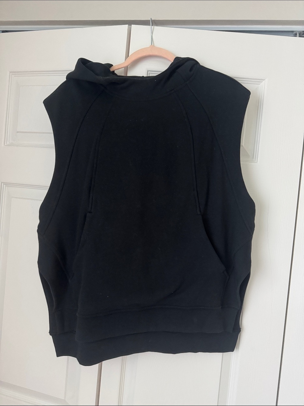 lululemon athletica Black Sleeveless Hoodie